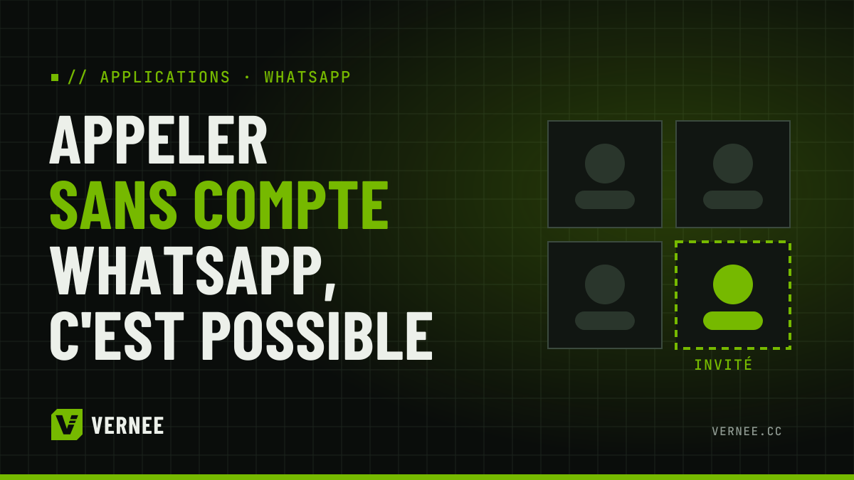 WhatsApp : comment appeler quelqu'un qui n'a pas de compte